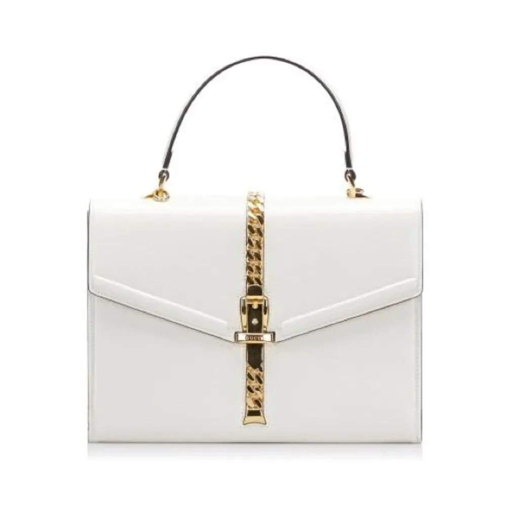 - Used once Gucci Sylvie 1969 small leather shoulder bag